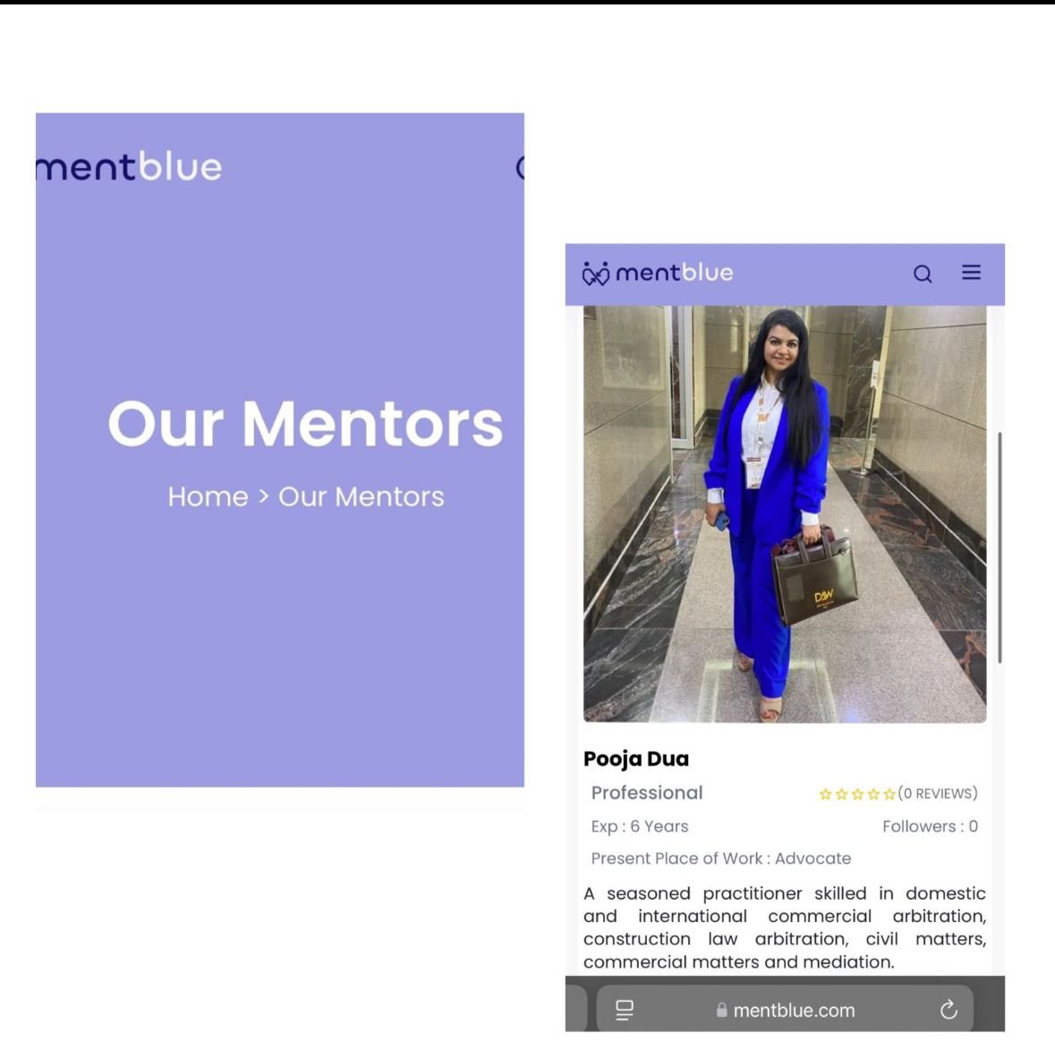 Adv. Pooja Dua Meeting Event