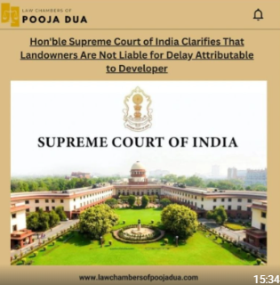 “Sriganesh Chandrasekaran v. Unishire Homes: Supreme Court Clarifies Landowner Liability in Joint Development Agreements for Construction Delays”